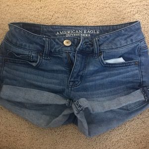 american eagle jean shorts